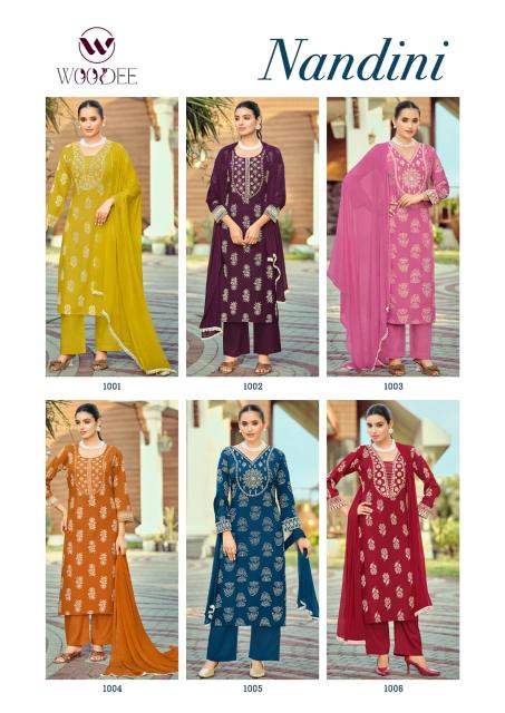 Woodee nandini 3pcs wholesalers of designer kurtis in mumbai